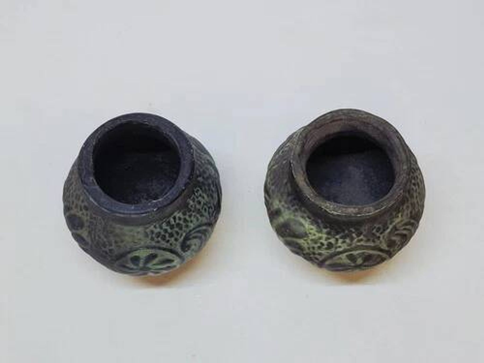 Pair of Small Decorative Vases in Terracotta, Ancient Greek Style