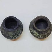 Pair of Small Decorative Vases in Terracotta, Ancient Greek Style