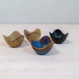 Mid-Century Modern Set of 5 Bowls Rörstrand Gunnar Nylund, Sweden, 1950s