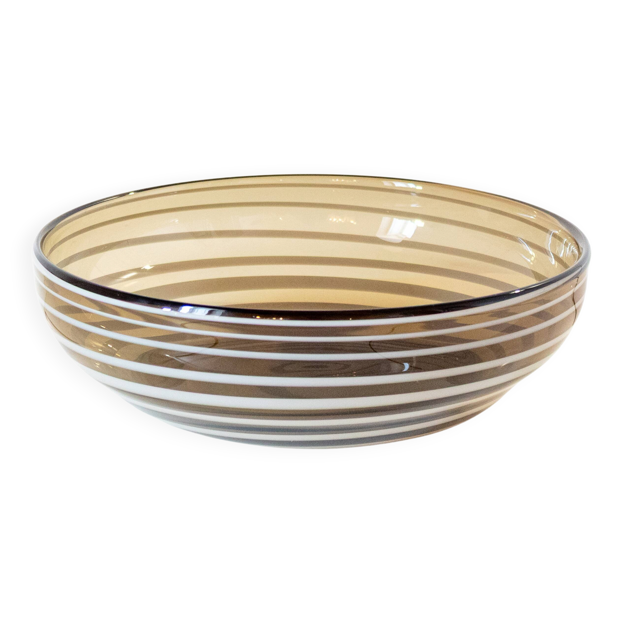 Vase central en verre