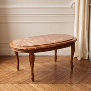 Table basse dessus pierre