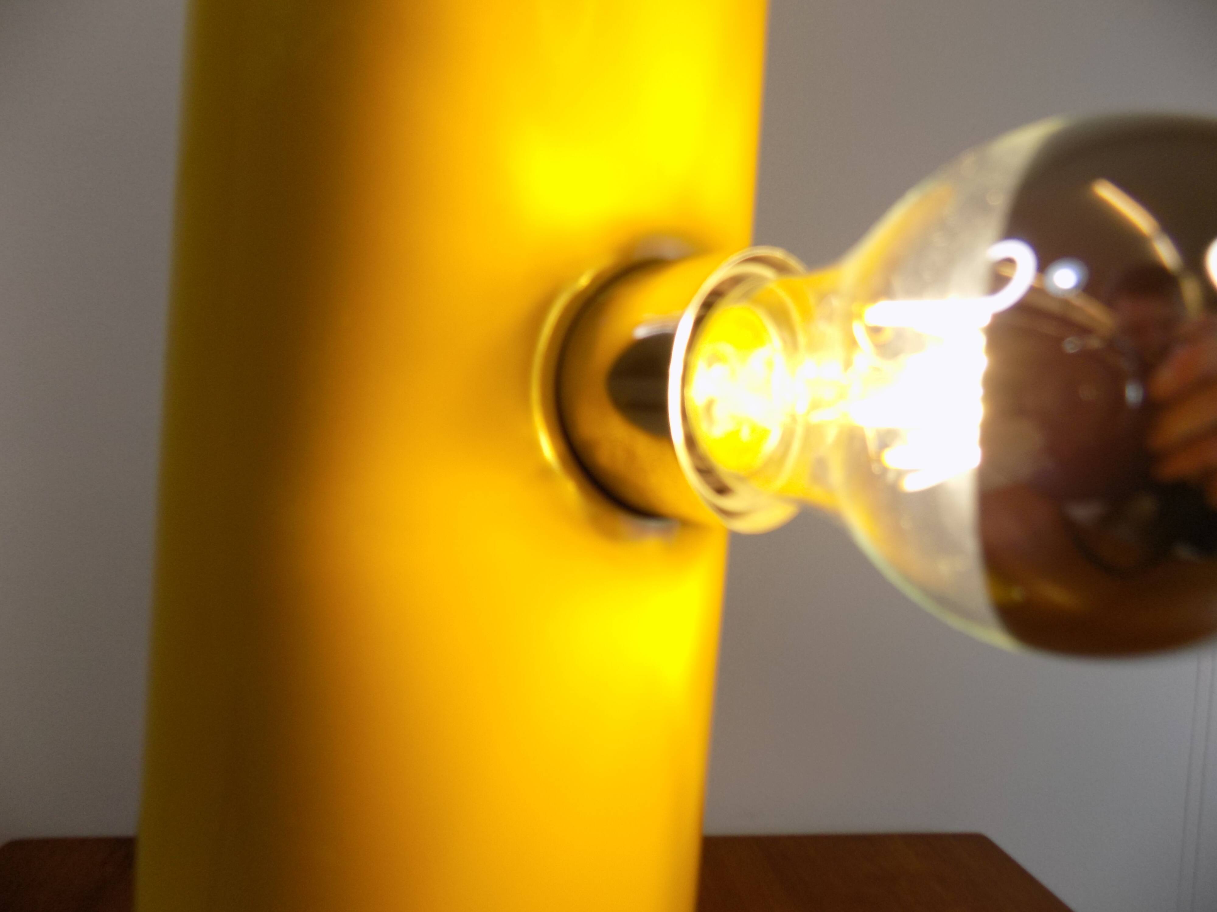 Hillebrand table lamp Cylinder 70s