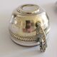Victorian Alpaca Silver Tea or Coffee Pair of Cups and Plates, England 19th C.