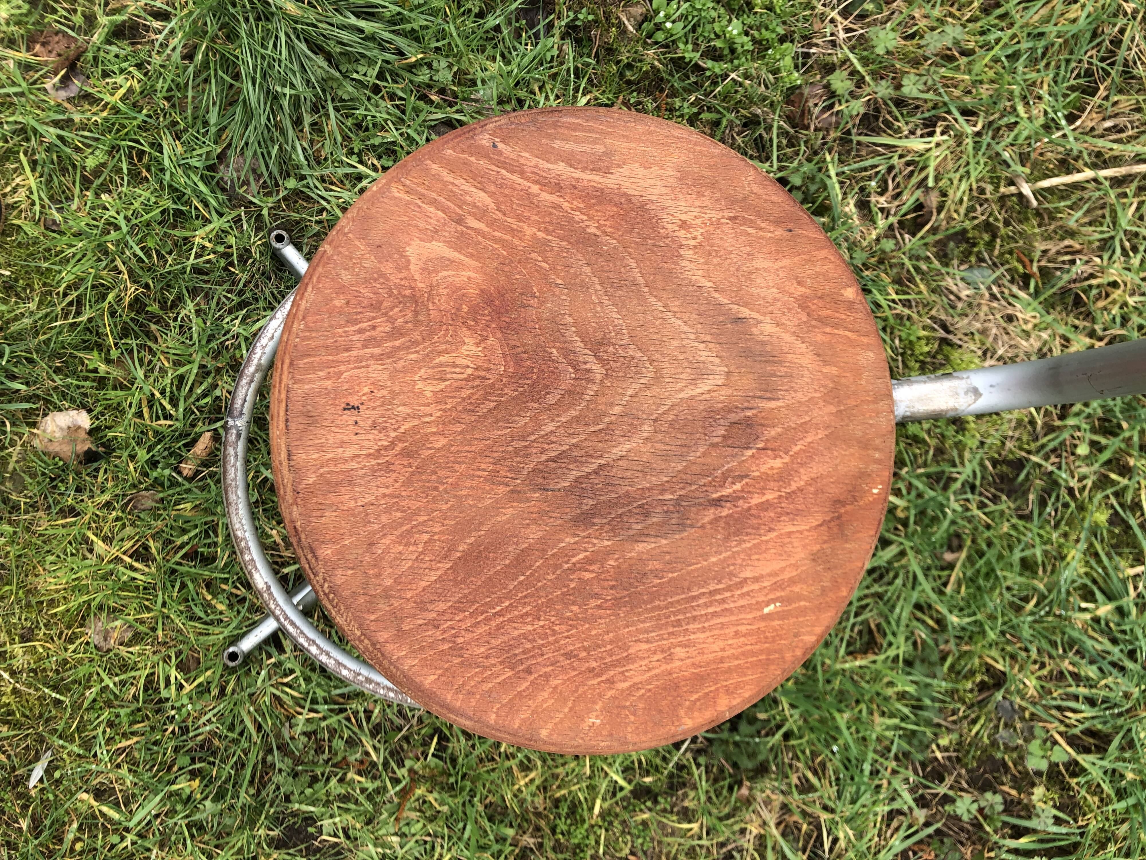 Vintage industrial workshop chair 50s/60s