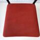 Red metal chairs from the 60s
