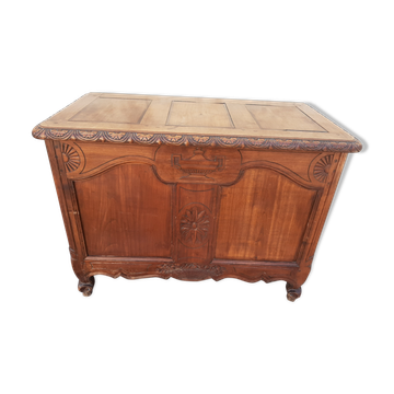 Coffre de mariage style Louis XV