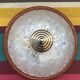 Round glass ceiling lamp