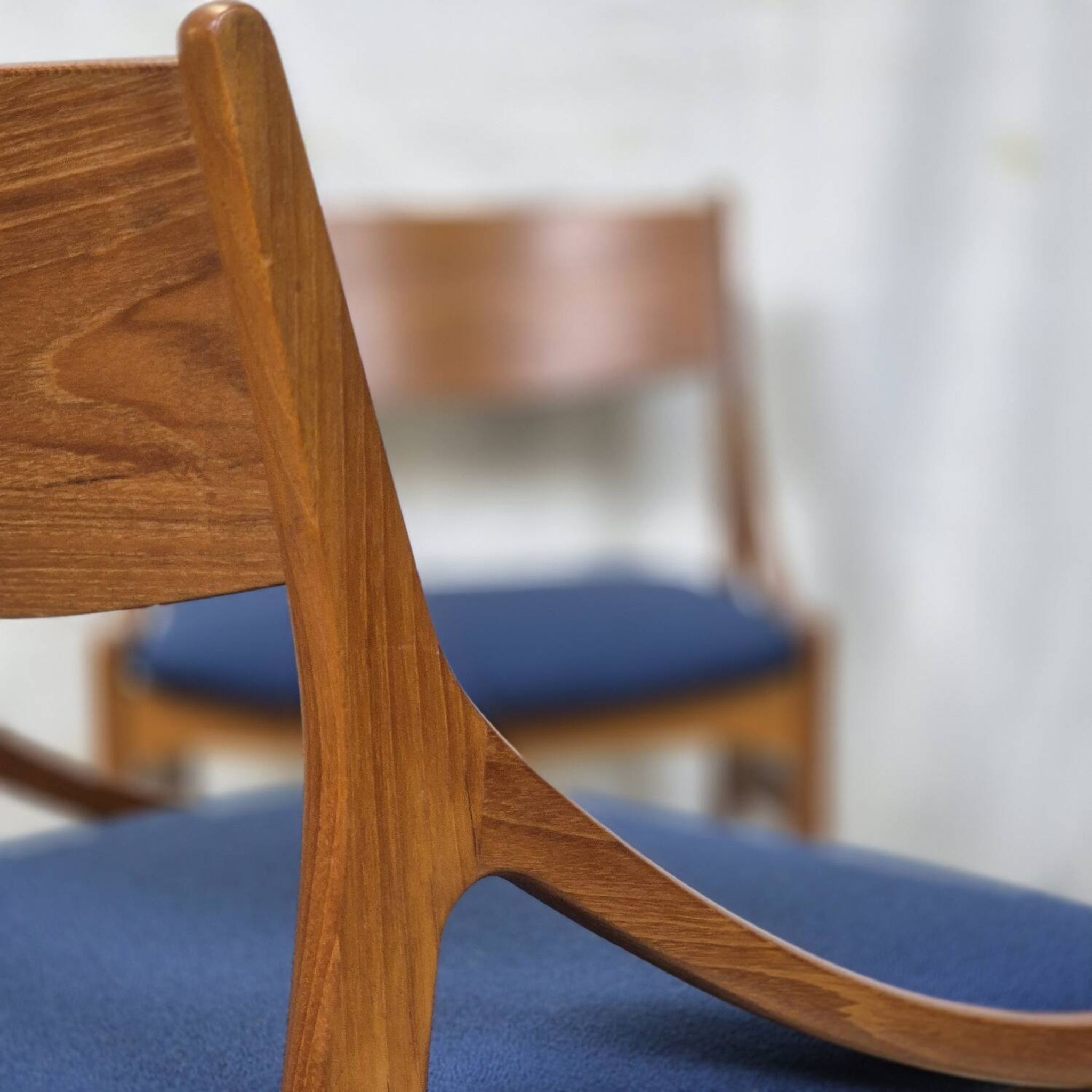 Vintage Danish dining chairs from the 1960s by Vestervig Eriksen.