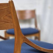 Vintage Danish dining chairs from the 1960s by Vestervig Eriksen.