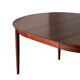 Danish extendable rosewood dinning table by Skovby