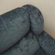 Navy blue velour sofa, Italian design, 1970s, production: Italy