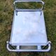 Chariot desserte vintage années 50 laiton nickelé miroir moderniste