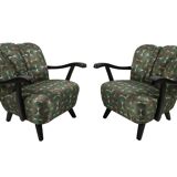 Art Deco Armchairs, 1950s, Set of 2