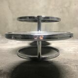 Coffee table round 3 trays