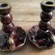 Lot bougeoirs vintage