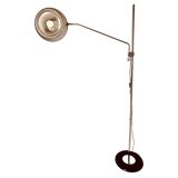 1960s space age chromed floor lamp, Italy 1960s