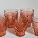 Nine Vereco glasses in Rise glass 80s