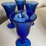 Set of 4 glasses with foot Biot 1960