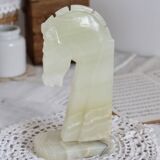 Vintage Onyx Bookend - Horse