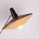 Grand lampadaire inclinable en Acier et Teck par Georges Frydman 1960.