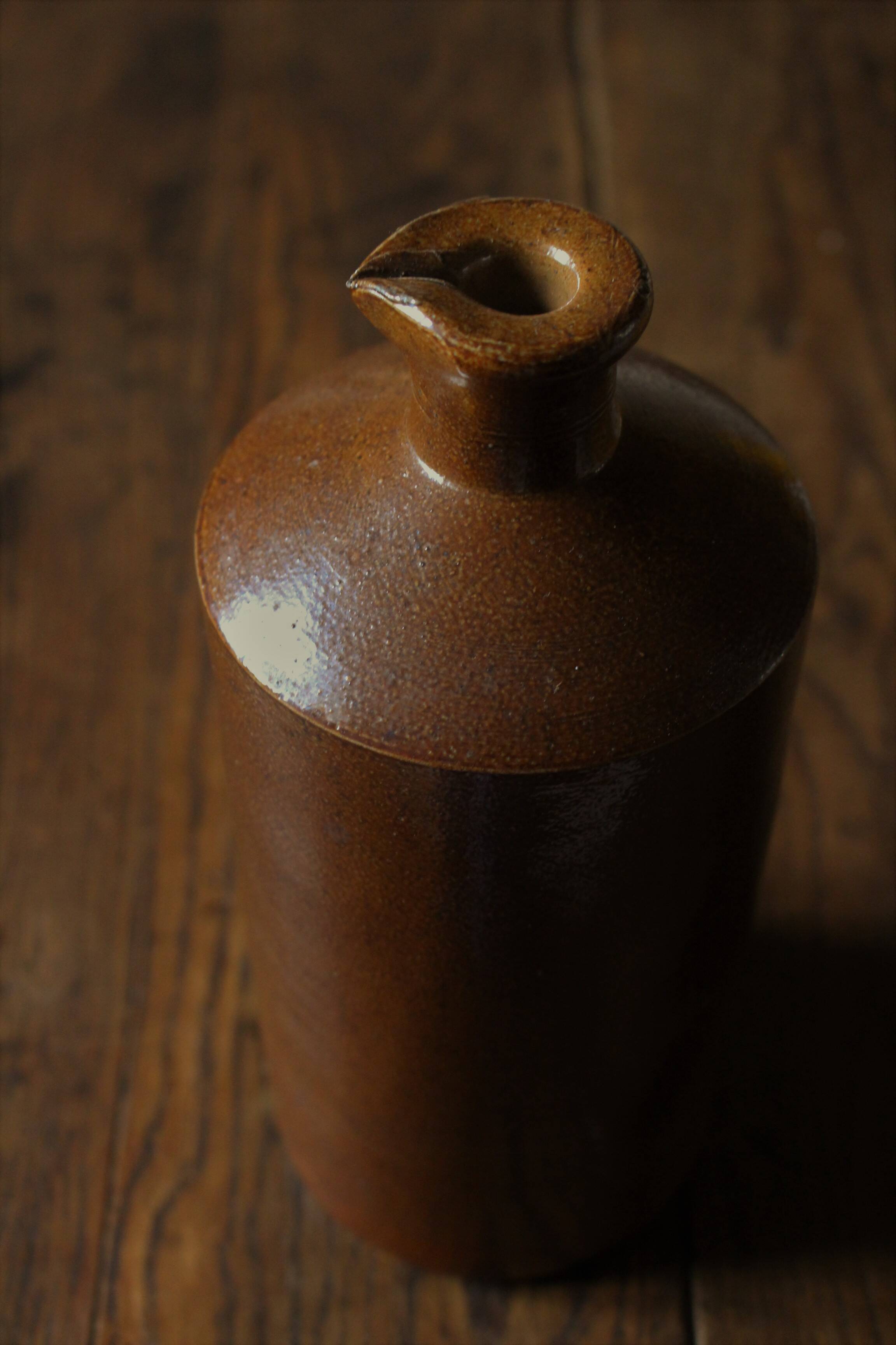 Bourne Deney Vintage Stoneware Spout Liqueur Bottle