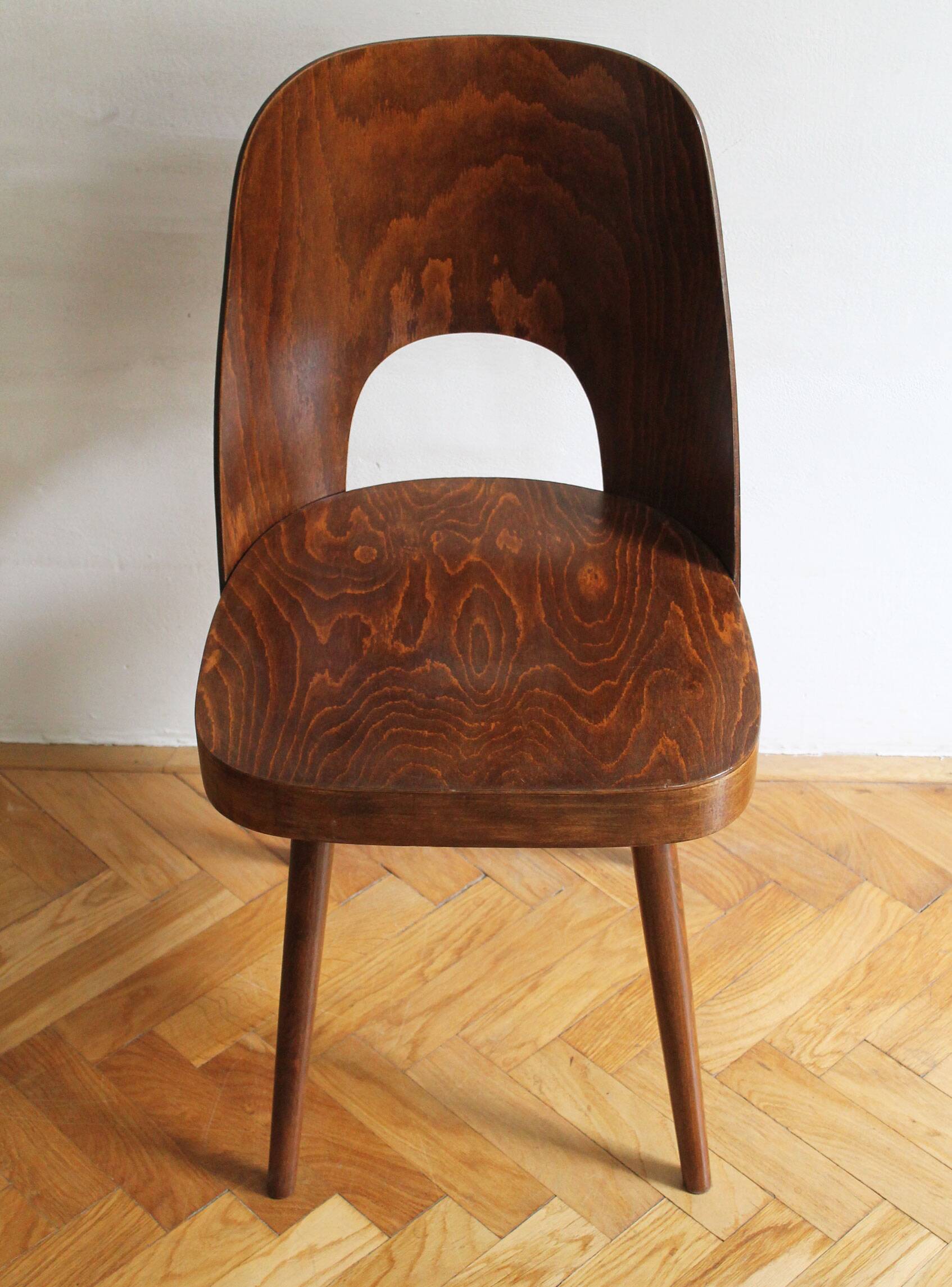 Mid Century Dining Chair No.515 by Oswald Haerdtl for TON Company