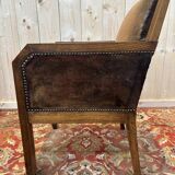 Art Deco Leather Armchair