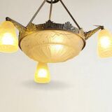 Lustre Art Déco Muller Frères Lunéville 1930