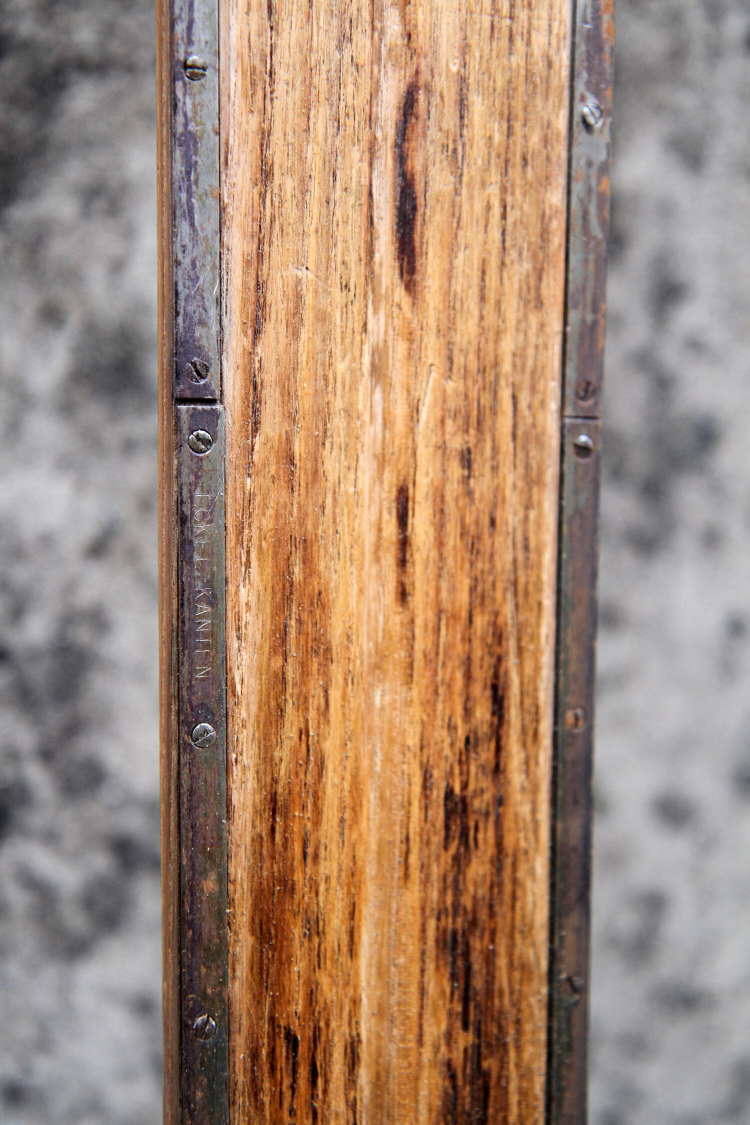 Pair of skis in the 1920s wood