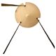 Suspension italienne moderne OVNI en cuivre et Murano, Foscarini 1980