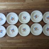 10 Saint Amand Yolande soup plates