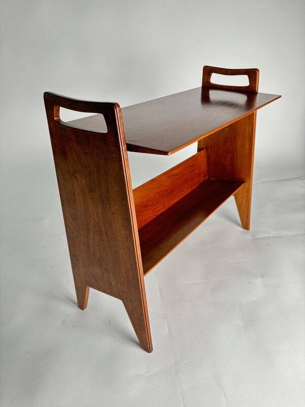 Mid-Century Wooden Side Tables by Gio Ponti, 1950s, Set of 2