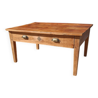 Solid wood coffee table