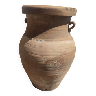 Terracotta garden jar