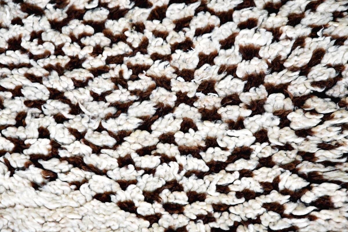 Petit Tapis Beni Ouarain vintage