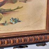 Myosotis flower painting