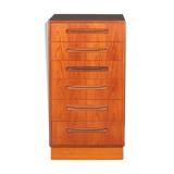 Retro Teak 1960s Tall G Plan Fresco Chest Of Drawers By Victor Wilkins