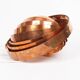 Vintage Moon Pendant Lamp by Werner Schou, Copper Scandinavian Design, Mid