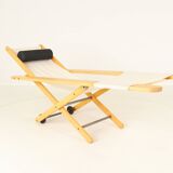 Unique outdoor prototype lounge chair likely B&B Italia, Italy, 1980s