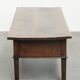 Antique walnut 18th-century Southern European coffee table with two drawers