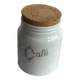 “Coffee” porcelain pot with cork stopper