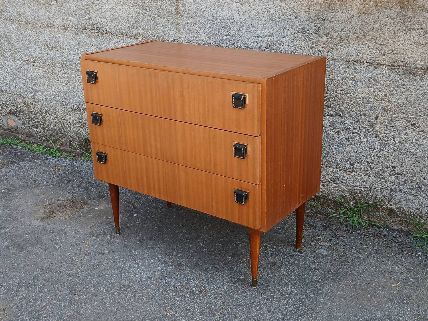 Commode Scandinave en teck, années 60