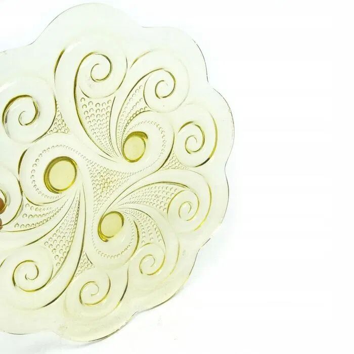 K4R Huta Józefina Assiette Citron ART DÉCO