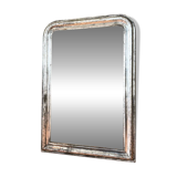 Louis-Philippe antique silvered mirror 19th century