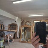 19th-century mirror, 2.04m x 1.25m.