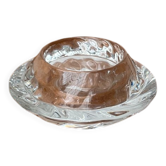 Bougeoir en verre de la série Capriole danoise du milieu du siècle par Royal Copenhagen, années 1960