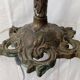 Lampe naga en bronze années 1930