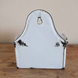 old matchbox in enameled sheet metal