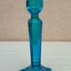 Blue candle holder