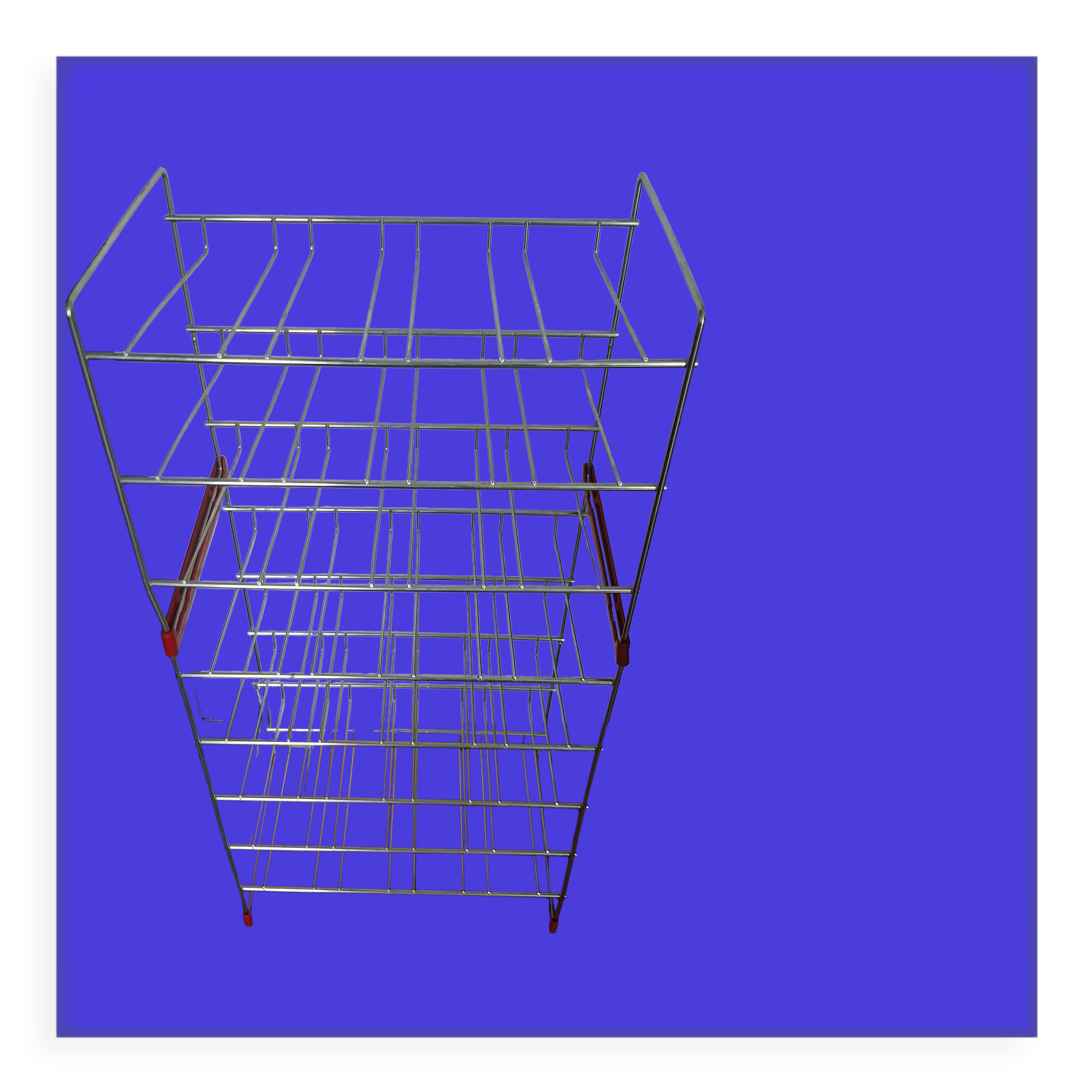 Bottle holder brand shopping cart